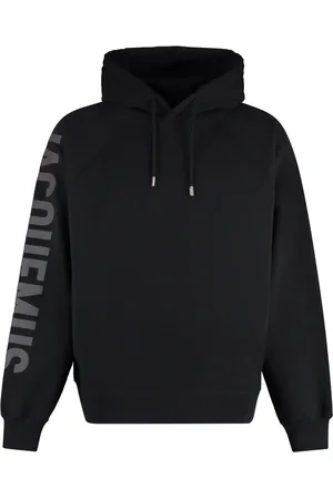 Jacquemus Hoodies, male, , XL, Cotton Hoodie with Ribbed Edges