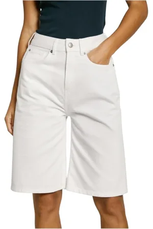 Pepe Jeans Long Shorts, female, , W30, denim Bermuda shorts for women