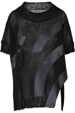 PIERANTONIO GASPARI Round-neck Knitwear, female, , S, Asymmetric Linen and Cotton Top
