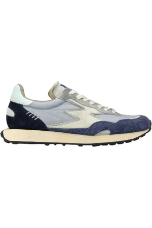 MOA MASTER OF ARTS Sneakers, male, , 11 UK, Blue Trainers with Sky Blue Backtab