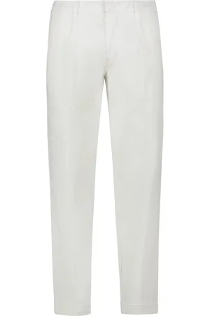 RE-HASH Elastic Waist Chinos with Pleats