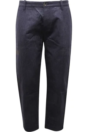 Nine In The Morning Cotton/Linen Chino Trousers