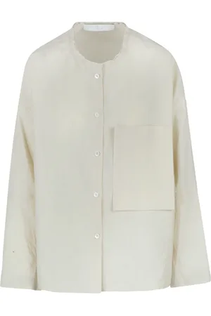 TELA Cotton Crinkle Effect Shirt