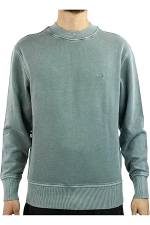 Calvin Klein Round-neck Knitwear, male, , M, Vintage Washed Applique Sweatshirt