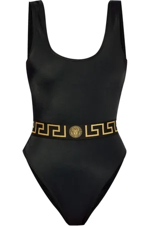 VERSACE Greca Border Swimsuit with Medusa Motif