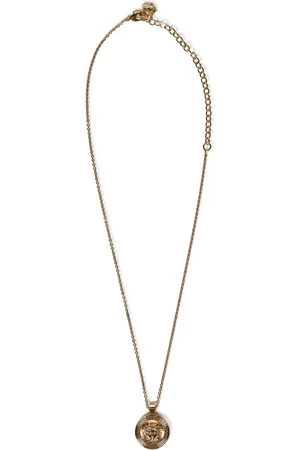 VERSACE Golden Necklace with Medusa Pendant