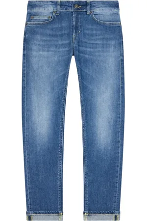 Dondup Cropped Jeans, female, , W26, Skinny Fit Denim Jeans with Logo