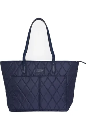 Barbour Quilted Elegant Bag with Zip Closure