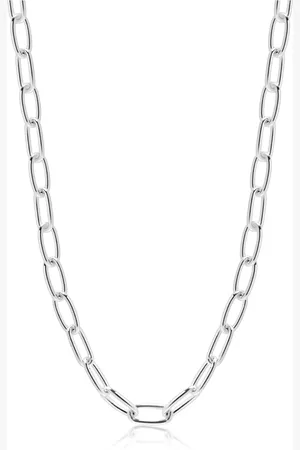 Nialaya Necklaces, male, , M, Sterling Silver Paperclip Chain