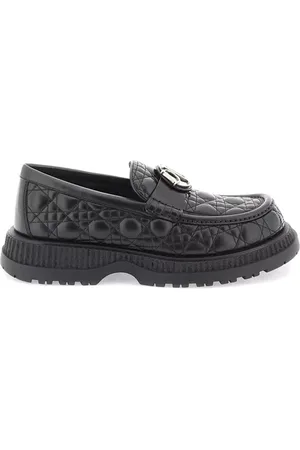 Dior Loafers, female, , 10 UK, Stylish Cannage Loafer Shoes