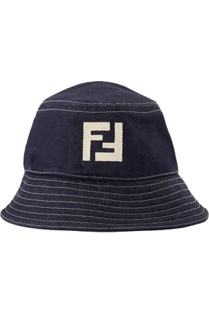 Fendi Raw Cotton Logo Embroidered Jeans