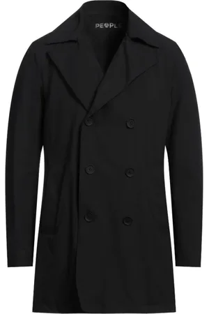 PEOPLE OF SHIBUYA Double-Breasted Coats, male, , L, Polyester Men Trench Coat