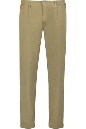 RE-HASH Chinos, male, , W42, Elastic Pleated Chinos