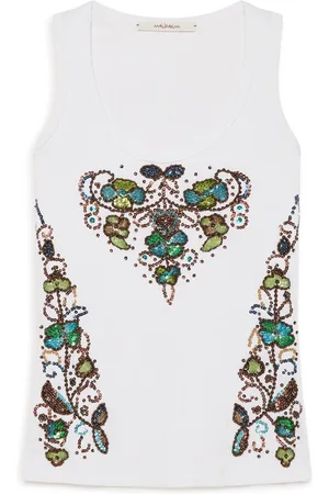Maliparmi Precious Embroidery Tank TOP