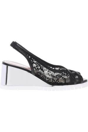 BALDININI Wedges, female, , 6 1/2 UK, petal mesh sandal