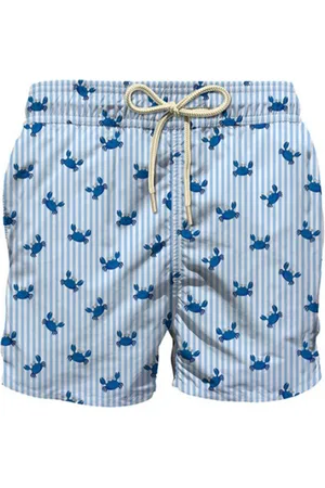 MC2 SAINT BARTH Crab Print Swim Trunks