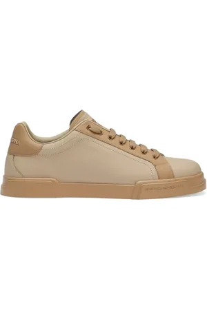Dolce & Gabbana Sneakers, male, , 10 UK, Leather Portofino Trainers in