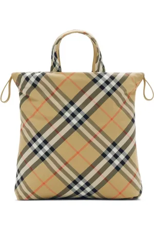 Burberry Bags, unisex, , ONE SIZE, Chic Check Tote Shoulder Bag
