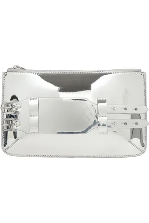 Maison Margiela Handbag with Zip Closure and Decorative Buckle