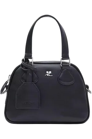 Courrèges Handbags, female, , ONE SIZE, Leather Bowling Bag for Women