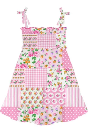 MC2 SAINT BARTH Floral Fantasy Dress for Girls