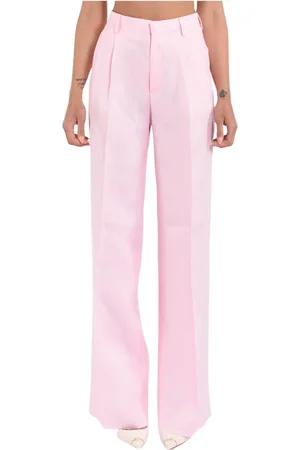 TAGLIATORE Straight linen trousers