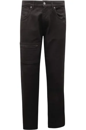 Moschino Straight Trousers, male, , S, Couture Dyed Trousers with Zip Pocket