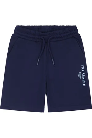 Trussardi Shorts, male, , 12 Y, Printed lightweight sweat Bermuda shorts