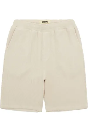 Woodbird Pleated shorts with adjustable drawstrings