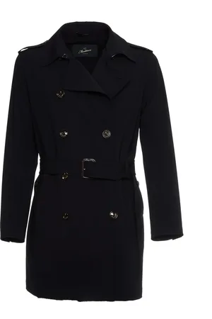 MONTECORE Double-Breasted Coats, male, , L, Classic Double-Breasted Trench Coat