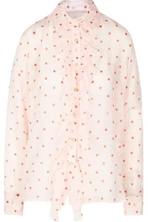 Jucca Silk and Cotton Shirt with Ruffles