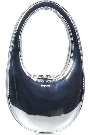 COPERNI Silver Shoulder Bag with Mini Swipe Design
