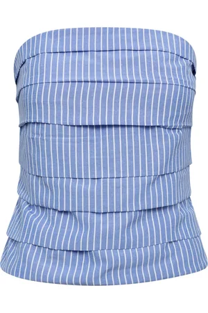 Co`Couture Sleeveless Tops, female, , XS, Striped Tube Top