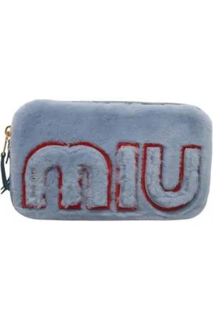 Miu Miu Pre-owned Clutches, female, , ONE SIZE, Pre-owned Faux Fur pouches