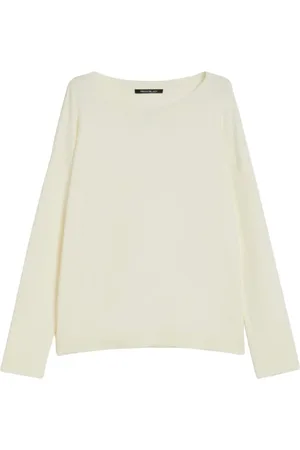 pennyblack Ivory Satin Striped Boatneck Top