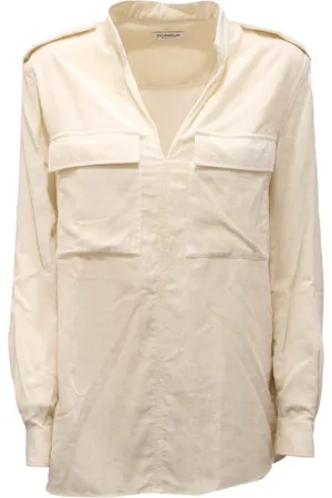 Dondup Shirts, female, , S, Velvet shirt made in Italy