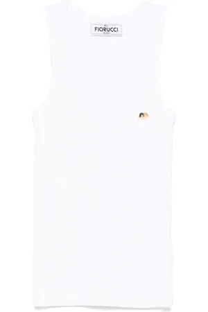 Fiorucci Sleeveless Tops, female, , S, Sleeveless Scoop Neck Top