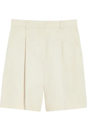 Max Mara Casual Shorts, female, , XS, Cotton and linen flared Bermuda shorts