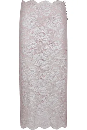 Paco rabanne Midi Skirts, female, , S, & Purple Skirt Stylish Design