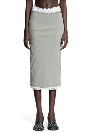 Jil Sander Midi Skirts, female, , S, Multicolor Cotton Jersey Skirt Set