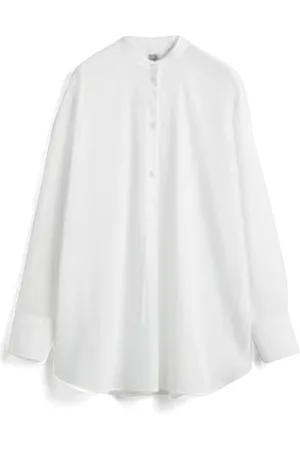 Totême Stand-Collar Shirt Stylish Comfortable