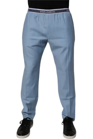 Dolce & Gabbana Slim-fit Trousers, male, , M, Cotton Chino Trousers