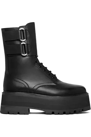 Céline Lace-up Boots, male, , 10 UK, Stylish Leather Boots for Women