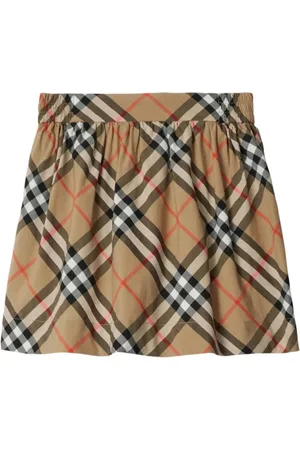 Burberry Skirts, female, , 8 Y, Check Skirt Sand