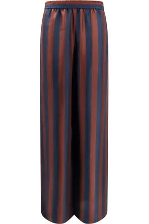 Fendi Silk Wide Leg Trousers