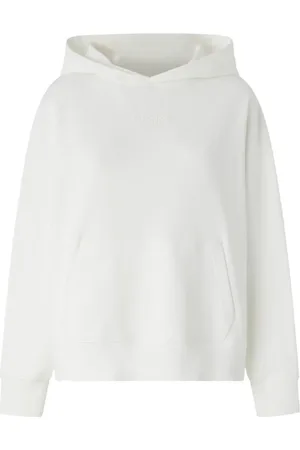 Pinko Hoodies, female, , S, Bianco Sweatshirt Ss25