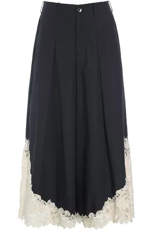 Bitte Kai Rand Midi Skirts, female, , S, Elegant Paper Poplin Trousers /Ivory