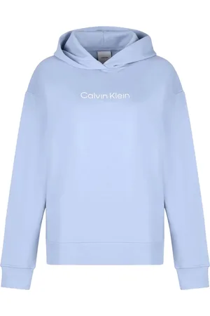Calvin Klein Hoodies, female, , S, Logo Hoodie in Cotton Sponge