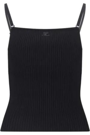 Courrèges Sleeveless Tops, female, , M, Waisted Tank Top for Women