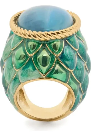 Roberto Cavalli Enamel Brass Acrylic Resin Jewelry